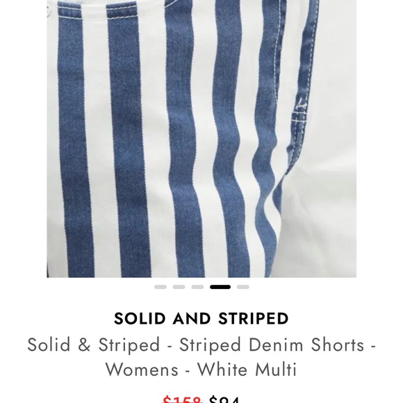 Solid and Stripe denim shorts - Picture 8 of 10